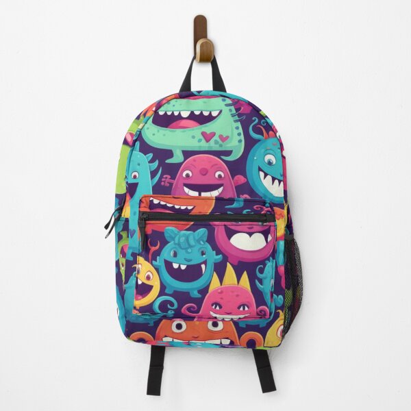 Item preview, Colorful Monsters Squad Pattern designed and sold by NicolasGlowArt.