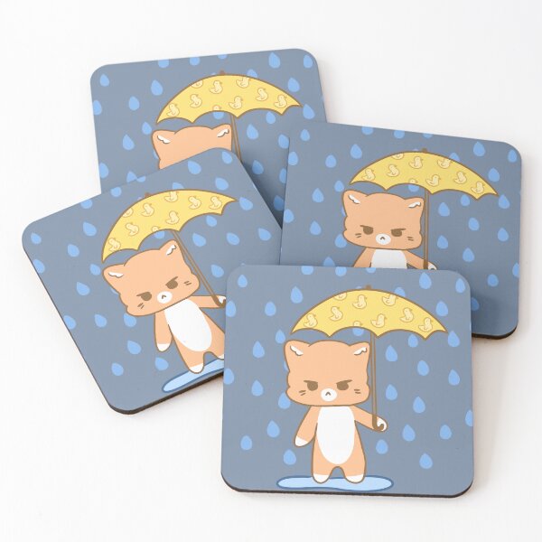 Item preview, Annoyed cat in the rain designed and sold by dreamsclouds.