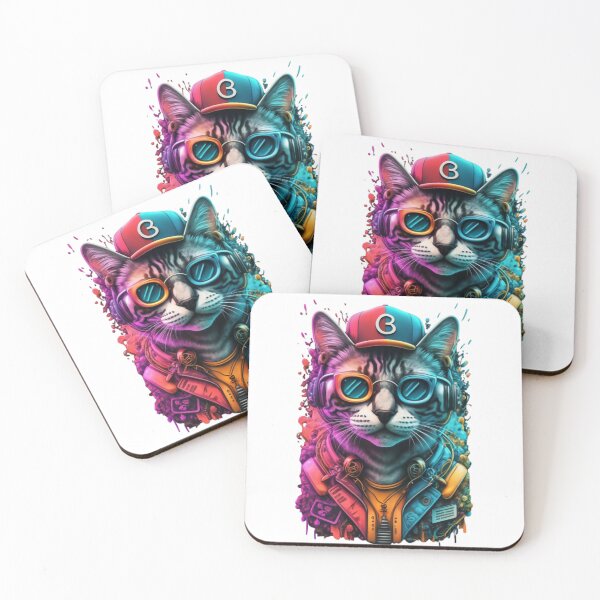 Item preview, Rapper Cat designed and sold by PatronesKawai.