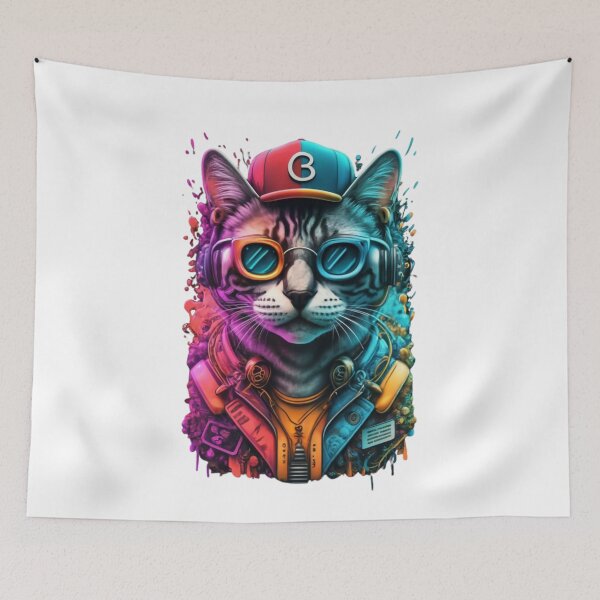 Item preview, Rapper Cat designed and sold by PatronesKawai.