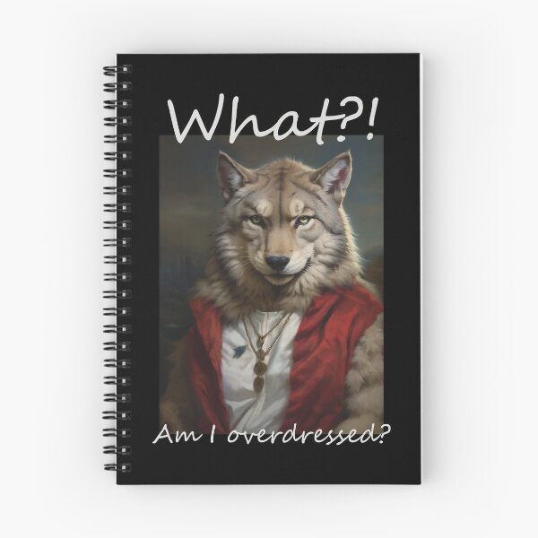 Item preview, lobo demasiado vestido designed and sold by Attic-Junk.