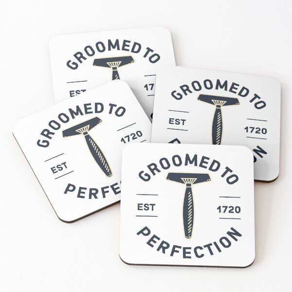 Item preview, Sophisticated Grooming: Groomed to Perfection Typography Design for Men designed and sold by HahaHandlesHub.