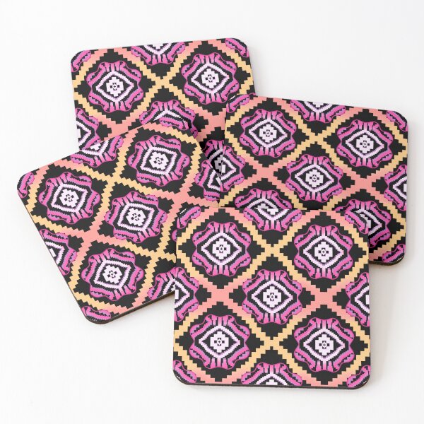 Item preview, Black Ethnic Geometry pattern  designed and sold by rollingfakedice.