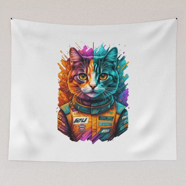 Item preview, running cat designed and sold by PatronesKawai.