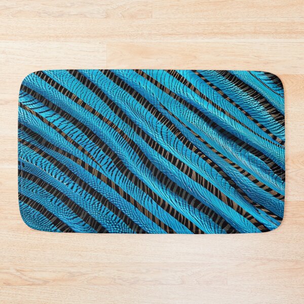 Item preview, Abstract Blue Zebra Skin Pattern designed and sold by TheArtOfPat.