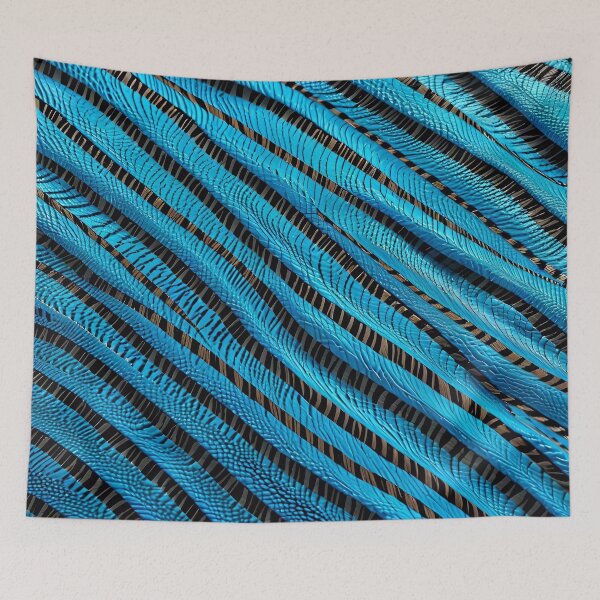 Item preview, Abstract Blue Zebra Skin Pattern designed and sold by TheArtOfPat.