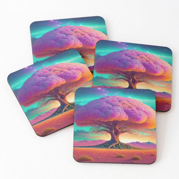 Item preview, Synthwave tree designed and sold by psychoshadow.