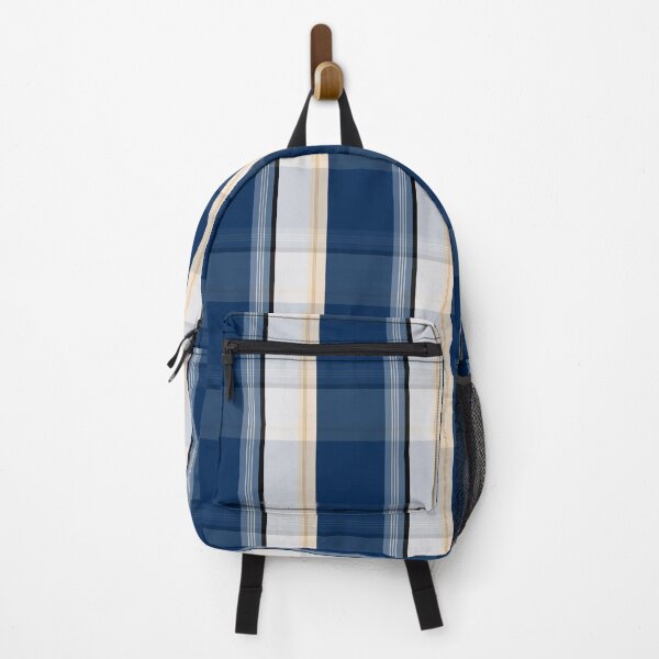 Artikelvorschau, Ein klassisches blaues Plaid in tiefen Farbtönen mit helleren Akzenten. Traditionell und zeitlos entworfen und verkauft von lcsmithdesigns.