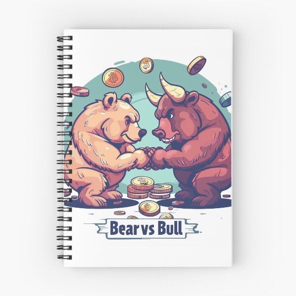 Item preview, Market Beasts Showdown: Bear vs Bull! designed and sold by Liseri.