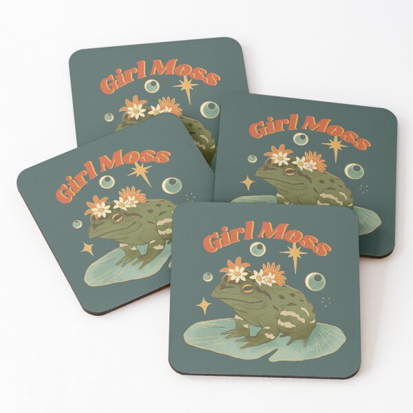 Item preview, Girl Moss Frog Pun designed and sold by KWZCreates.