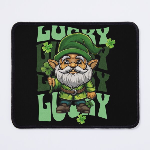 Artikelvorschau, St. Patricks Day Glückskleeblatt Irish GNOME 1 entworfen und verkauft von justyna-s28.