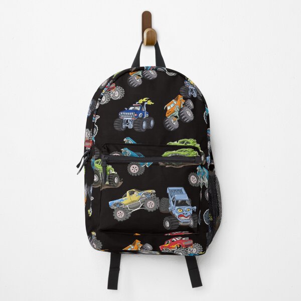 Item preview, Monster truck pattern designed and sold by Belmont-Tees.