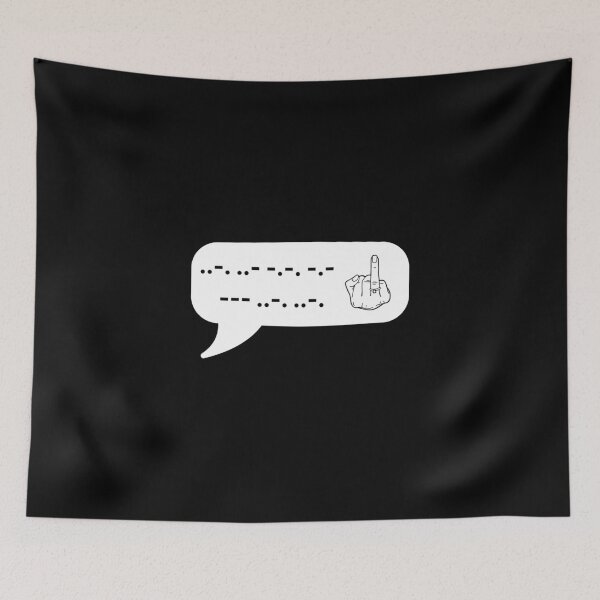 Item preview, fuck off hidden message designed and sold by Reichcorp.