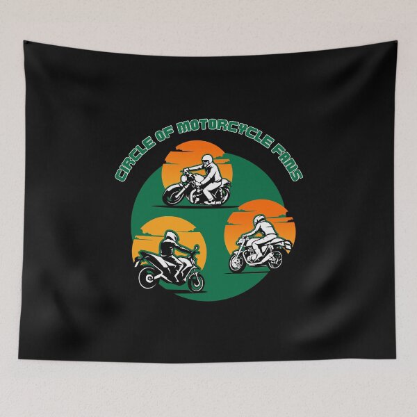 Item preview, CIRCLE OF MOTORCYCLE FANS designed and sold by DMHG.