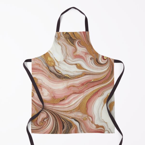 Item preview, Rose and Gold swirl of marble print designed and sold by PrintsQuarter.