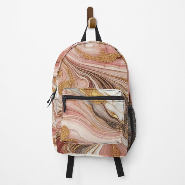 Item preview, Rose and Gold swirl of marble print designed and sold by PrintsQuarter.
