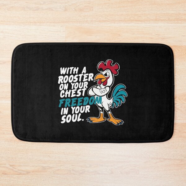 Item preview, Freedom Cockerel T-Shirt, Liberty Rooster Tee, Patriotic Chicken Shirt, Free Roaming Fowl Top designed and sold by mantra2023.