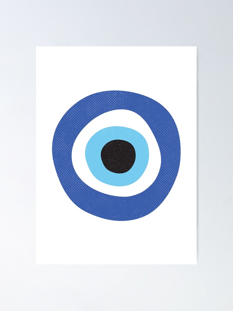 "Evil Eye Protection Symbol" Poster for Sale by inogitna | Redbubble