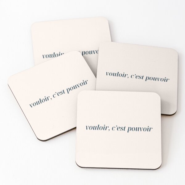 Item preview, Vouloir c'est pouvoir, Where there's a will, there's a way Simple French text designed and sold by JeSuisAgnes.