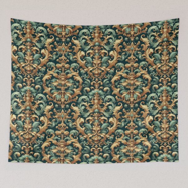 Item preview, Teal & Gold Baroque designed and sold by DesignsByPrnces.