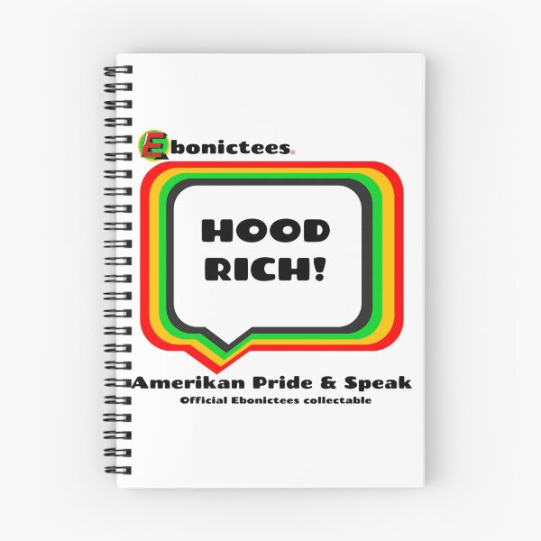 Item preview, HOOD RICH!  Ebonictees ebonic phrase. designed and sold by Ebonictees.
