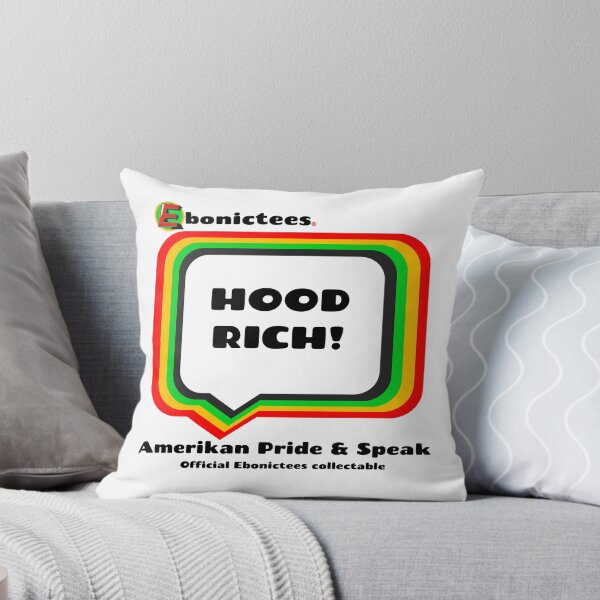 Item preview, HOOD RICH!  Ebonictees ebonic phrase. designed and sold by Ebonictees.
