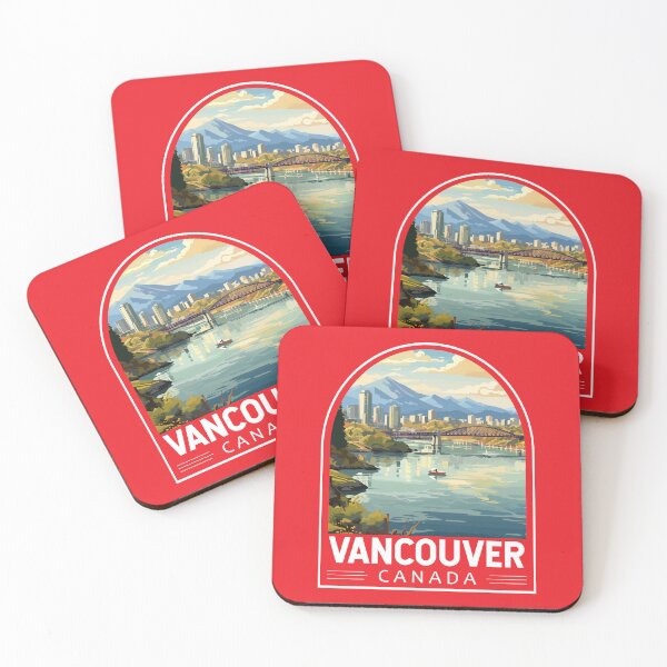 Item preview, Vancouver Canada Travel Art Emblem designed and sold by KrisSidDesigns.