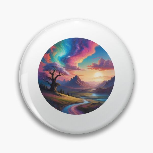 Item preview, Surreal Landscape Sticker (1337) designed and sold by WASjourney.