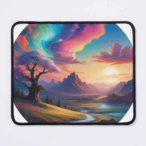 Item preview, Surreal Landscape Sticker (1337) designed and sold by WASjourney.