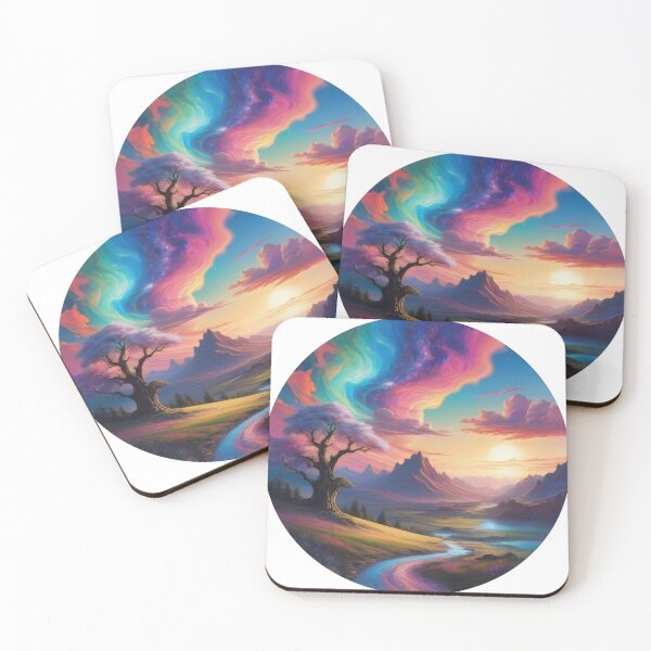 Item preview, Surreal Landscape Sticker (1337) designed and sold by WASjourney.