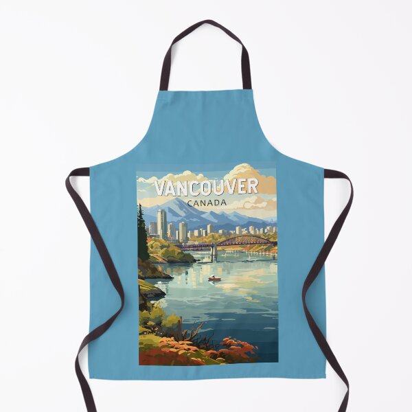 Item preview, Vancouver Canada Travel Art Vintage designed and sold by KrisSidDesigns.