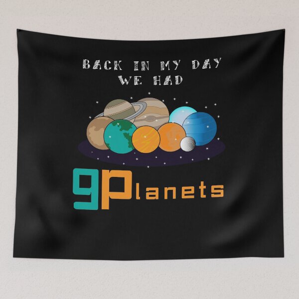 Item preview, We Had Nine Planets designed and sold by Kieran Abbott.