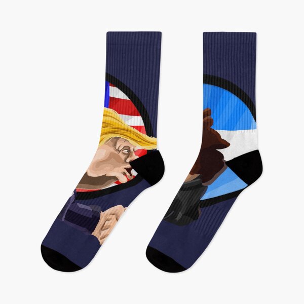 Item preview, Donald Trump x Javier Milei Argentina/USA FLAGS designed and sold by MechanicalART.