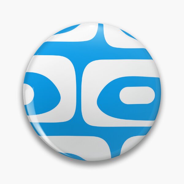 Item preview, Blue and White Mid Century Modern Piquet Minimalist Abstract Pattern designed and sold by kierkegaard.