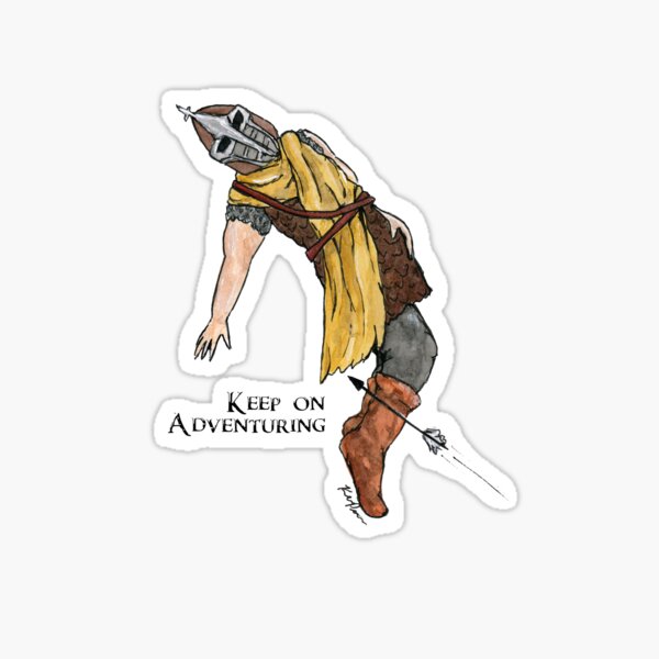 Keep On Adventuring Sticker