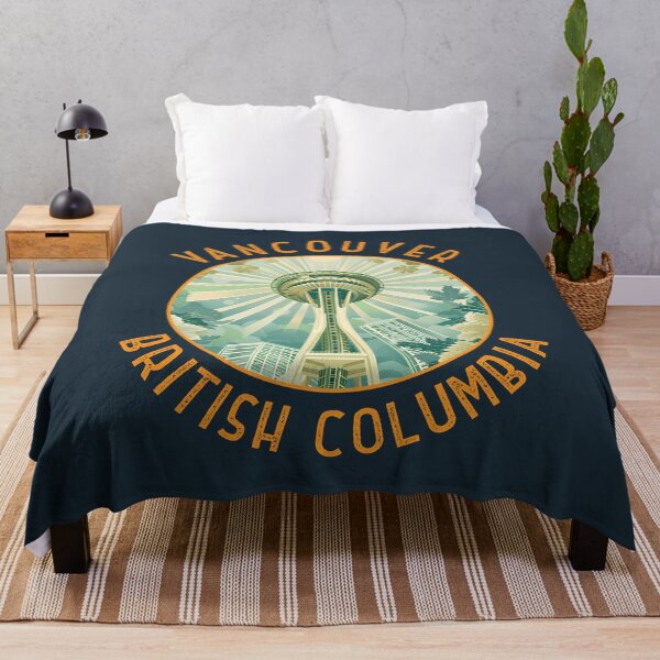 Item preview, Vancouver Canada Space Needle Retro Distressed Circle designed and sold by KrisSidDesigns.