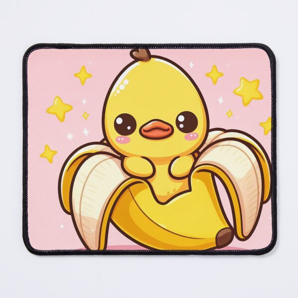 Item preview, Banana Duck Plush Toy Cute Plushie Hugging Plush Pillow Duck Stuffed Animal designed and sold by SaraDatCool.