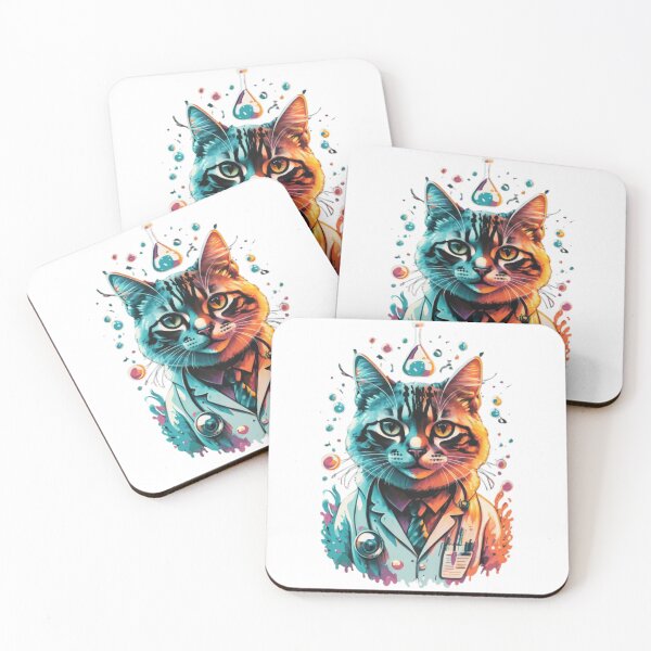 Item preview, Scientific Cat designed and sold by PatronesKawai.
