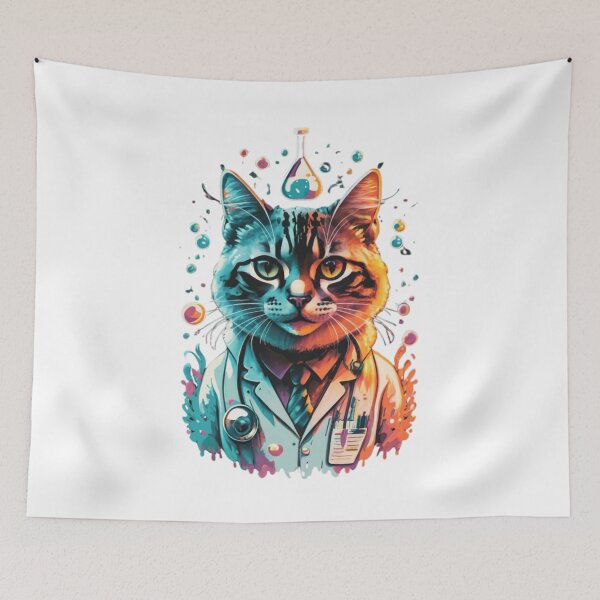 Item preview, Scientific Cat designed and sold by PatronesKawai.
