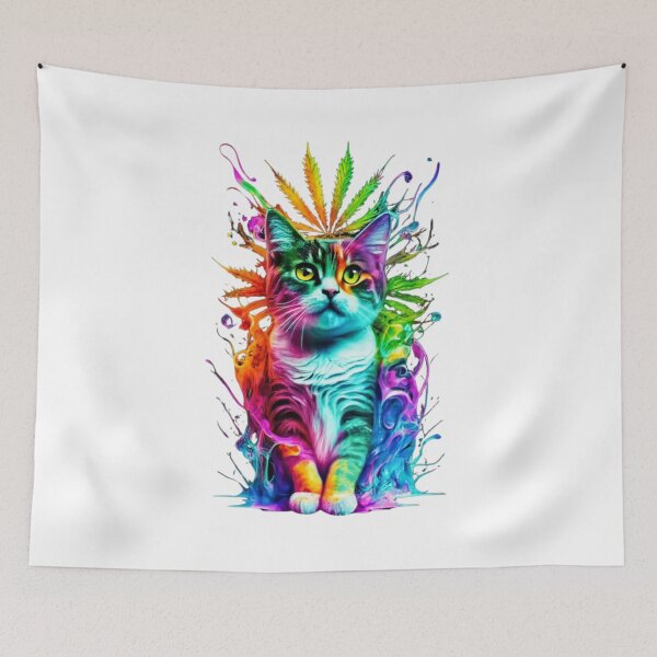 Item preview, Weed Cat designed and sold by PatronesKawai.