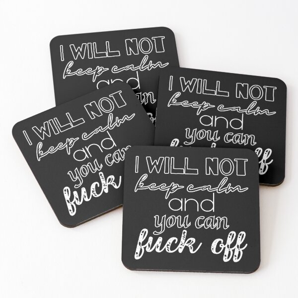 Item preview, I will not keep calm and you can fuck off designed and sold by UnCoverDesign.