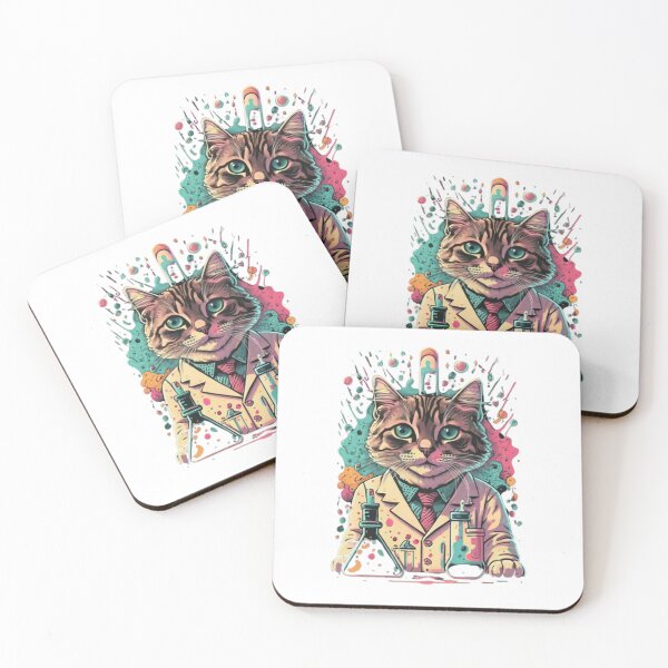 Item preview, Scientific Cat designed and sold by PatronesKawai.