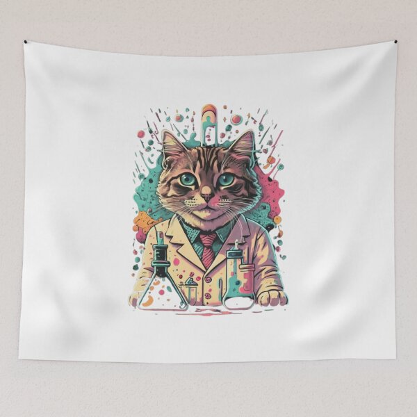 Item preview, Scientific Cat designed and sold by PatronesKawai.