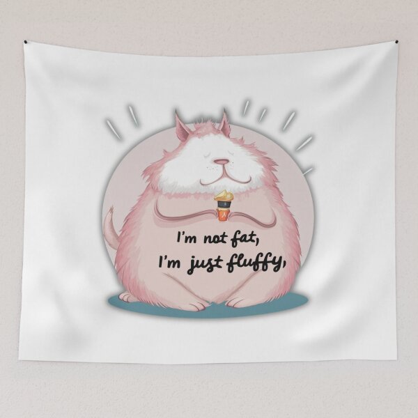Item preview, Funny fat hamster designed and sold by Lunaawga.
