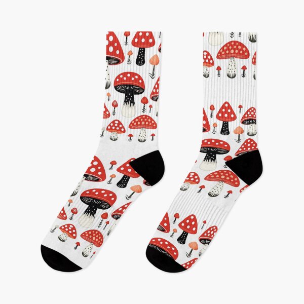 Aperçu de l'œuvre Champignons rouges créée et vendue par ShopMaxiDesigns.