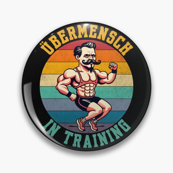 Item preview,  Übermensch in Training - Nietzsche Workout and personal growth Humor designed and sold by Unitepeople.