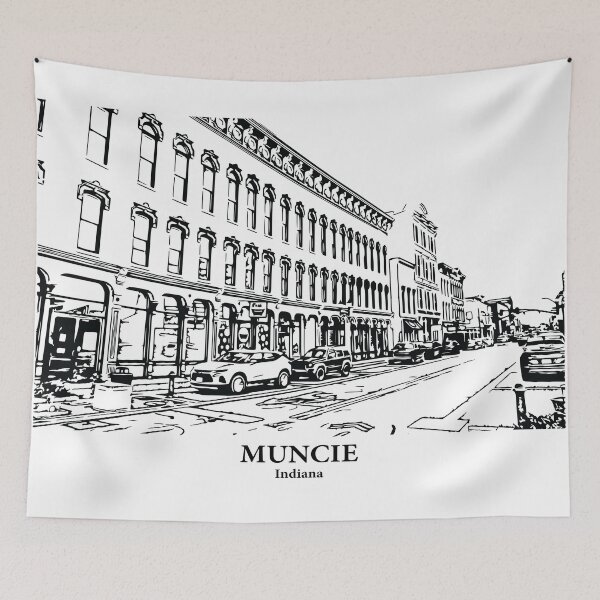Item preview, Muncie - Indiana designed and sold by Lakeric Cityscapes.