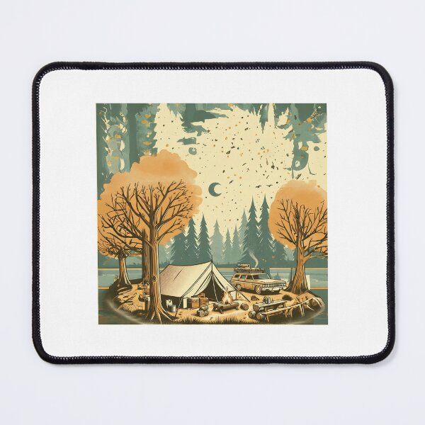Item preview, Car Camping Retro designed and sold by Klysztof.