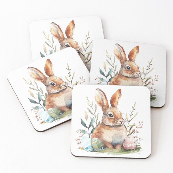 Item preview, Easter bunny illustration designed and sold by PaperieJennifer.