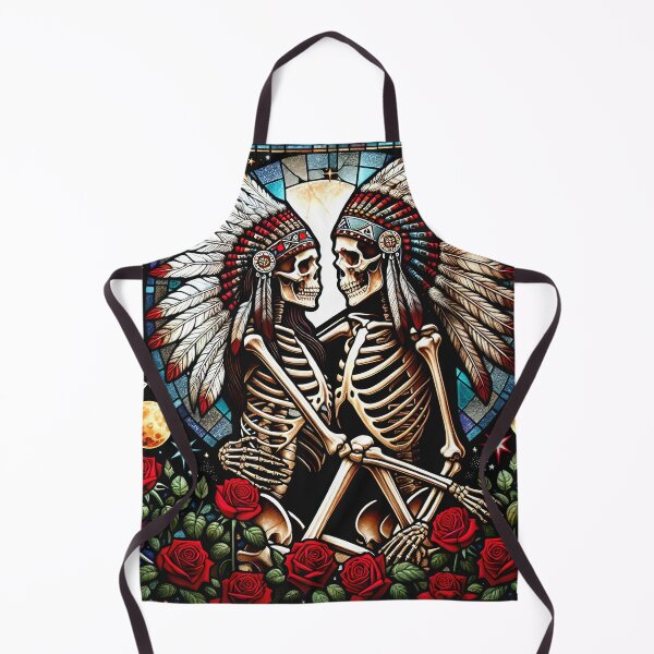 Item preview, Native American Skeletons Love Each Other designed and sold by HippieFarms11.